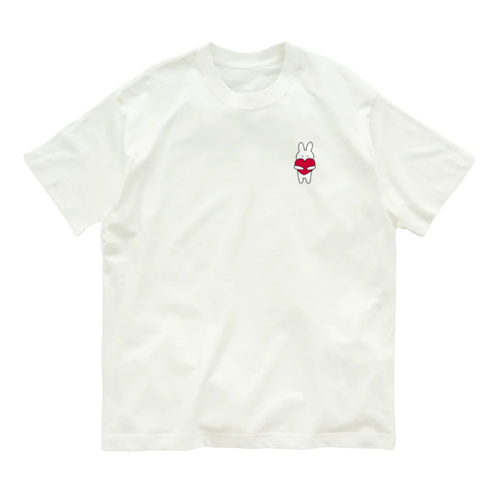 Mengのぎゅっとうさぎちゃん Organic Cotton T-Shirt