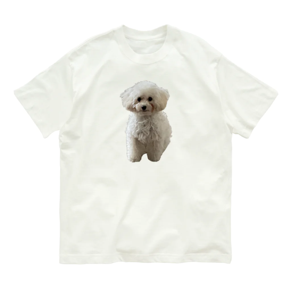 🧁ぱるむ🧁のトイプードルのぱるむちゃん Organic Cotton T-Shirt