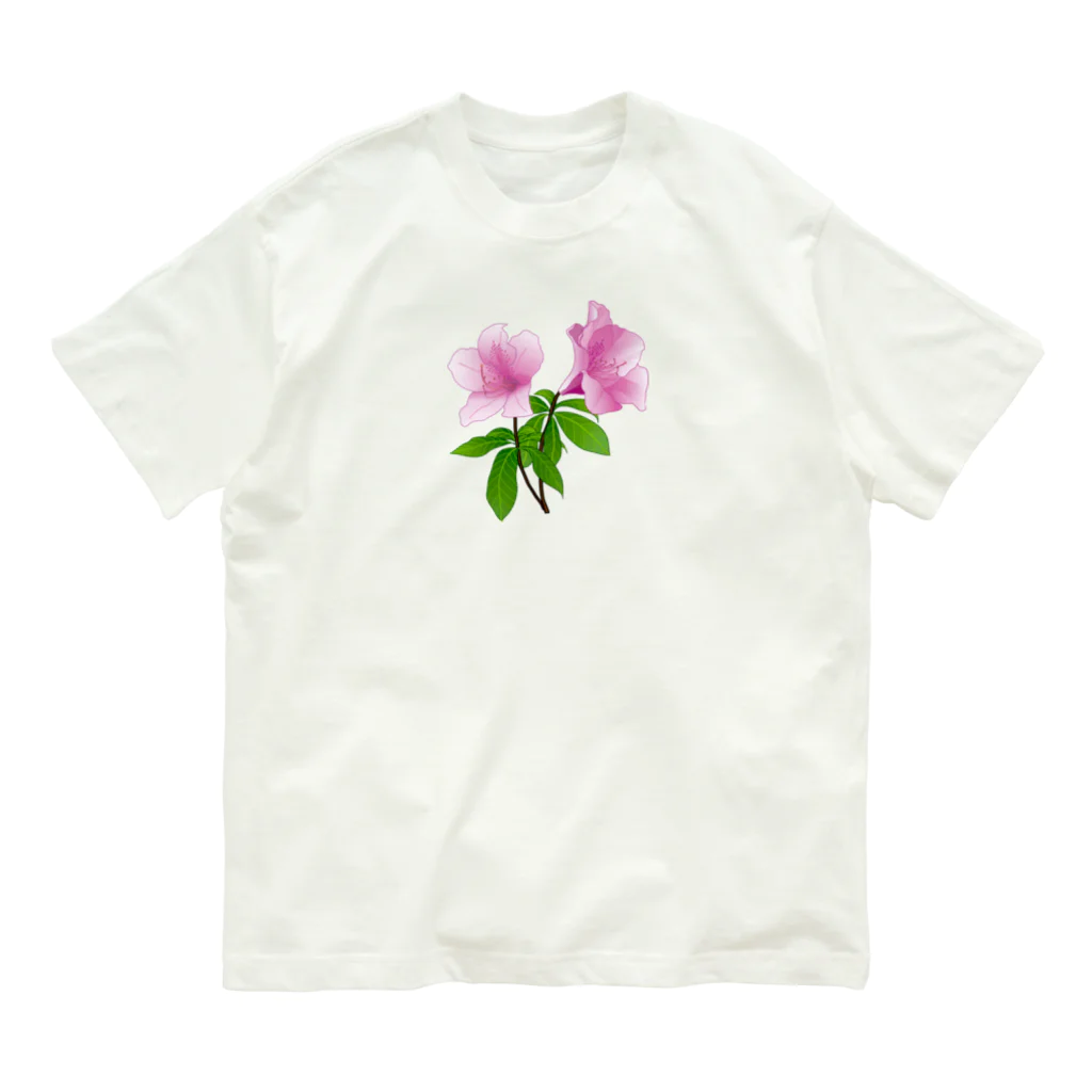 yamame1000ninのつつじ Organic Cotton T-Shirt