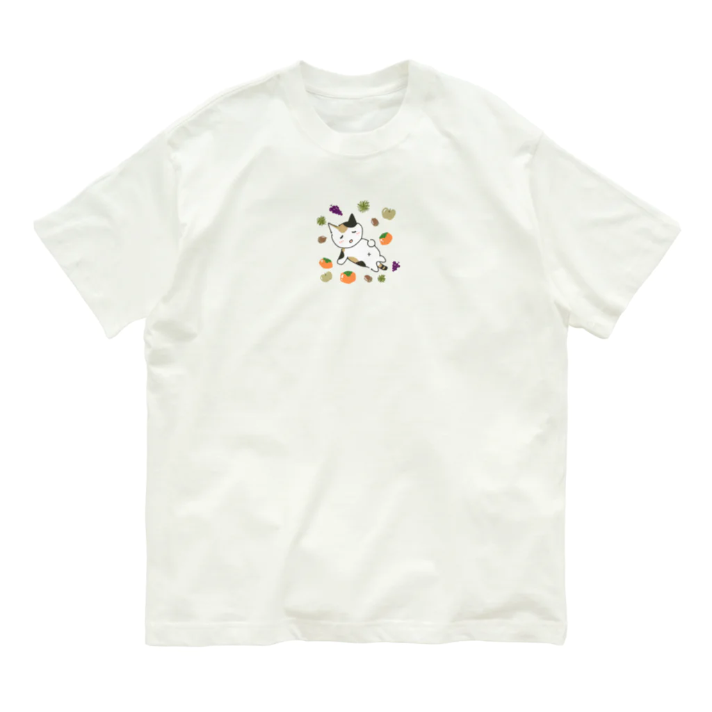 SHOP ベアたんの秋の味覚 オーガニックコットンTシャツ