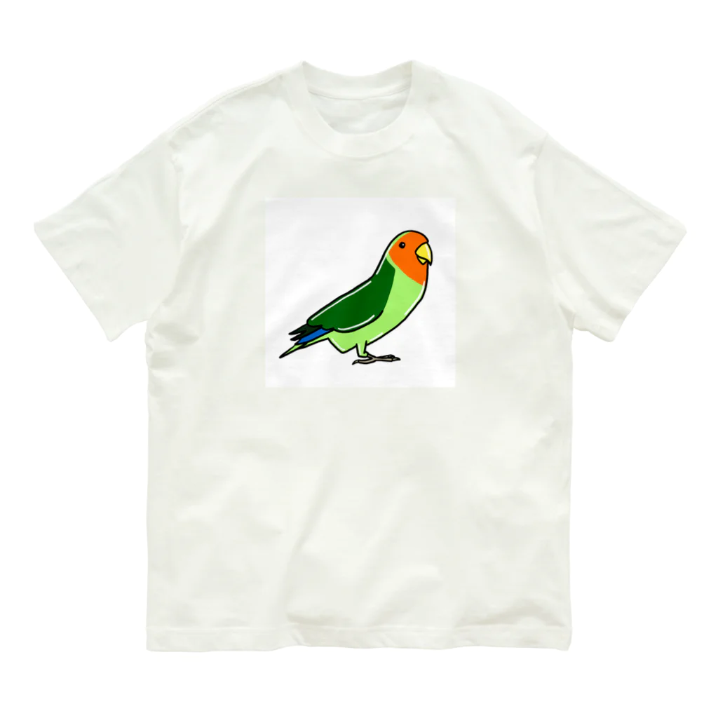 koedaのコザクラインコ オーガニックコットンTシャツ