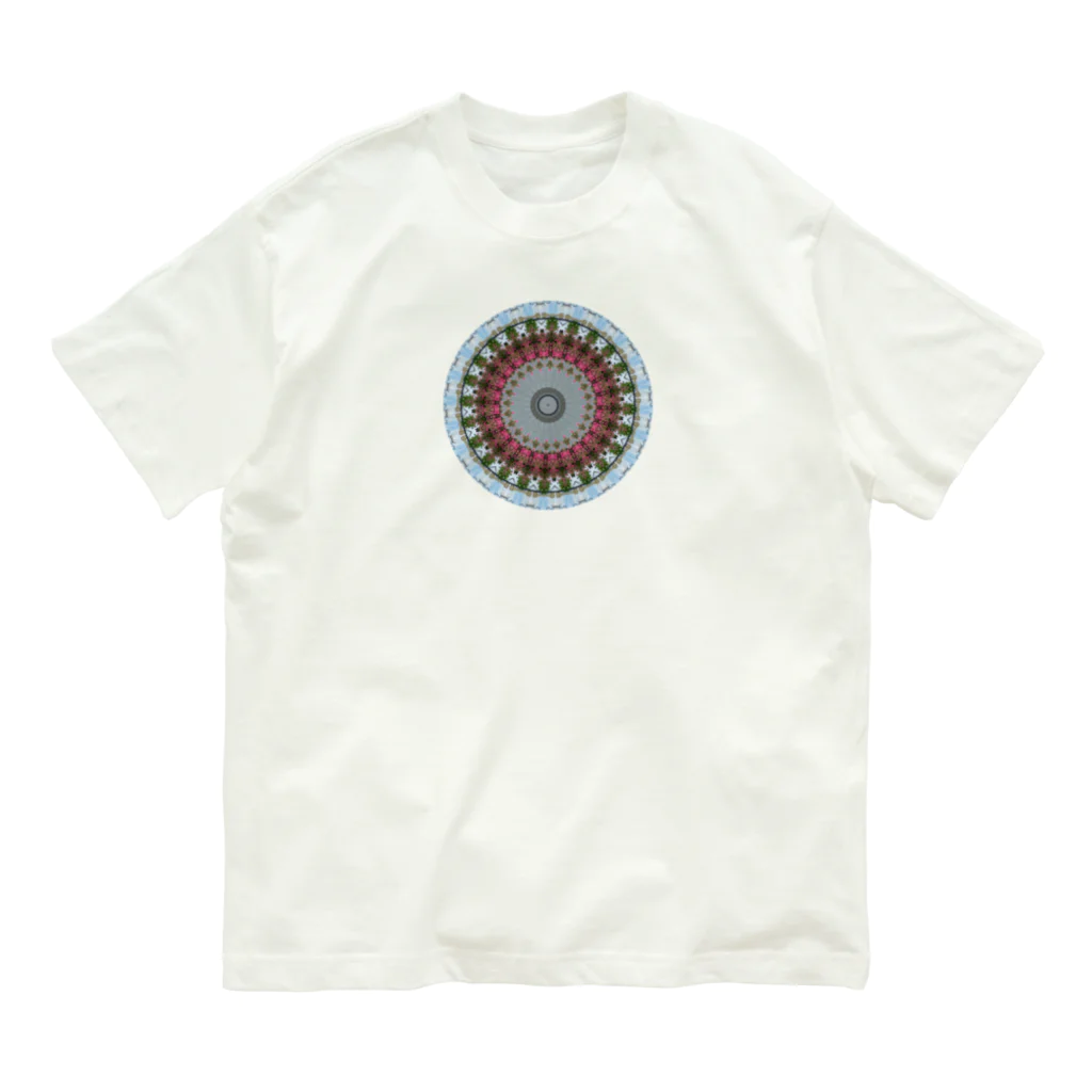 REST IN RECORDSの瞑想マンダラ万華鏡 2 Organic Cotton T-Shirt