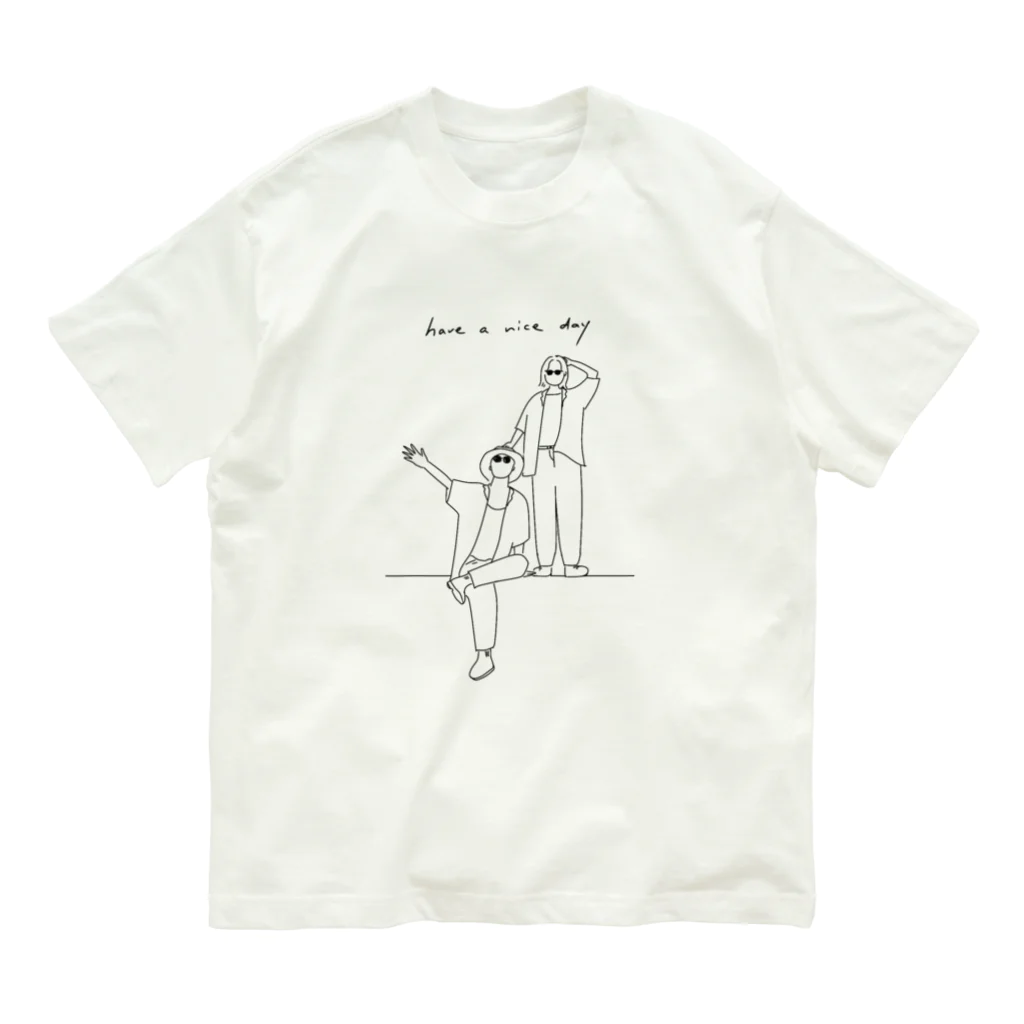 oioiのふたり Organic Cotton T-Shirt