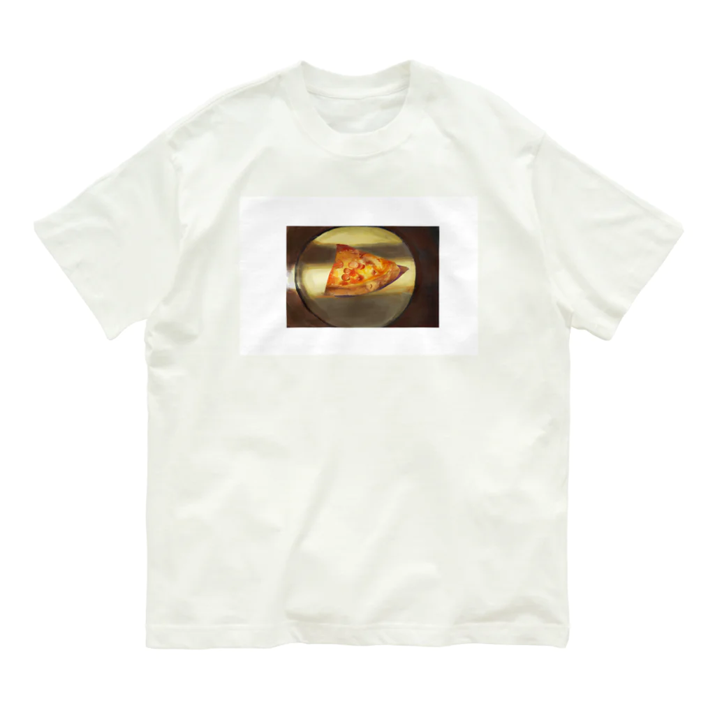 tknokoのpizza オーガニックコットンTシャツ