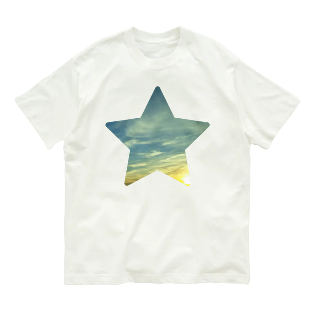 WINDOWの朝の星空 Organic Cotton T-Shirt