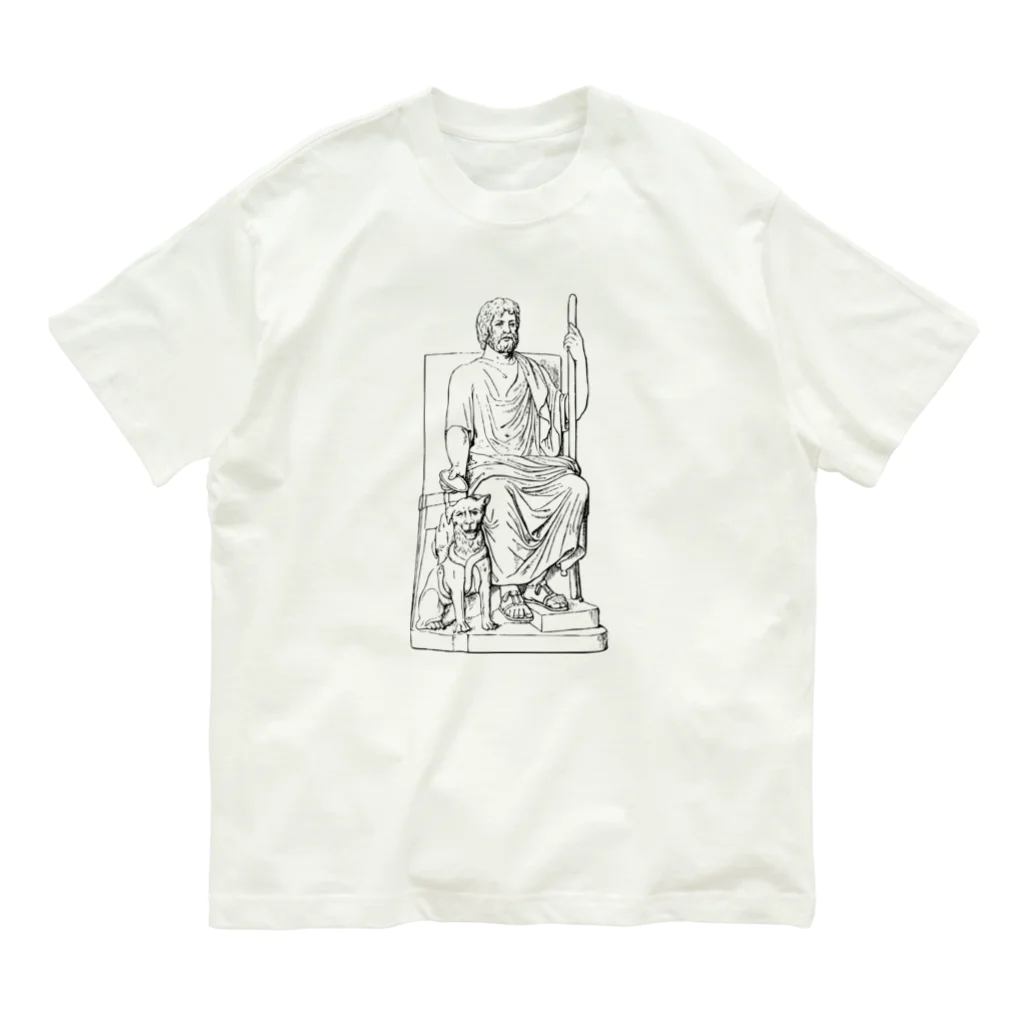 Ikarus ギリシャ神話の芸術のハデスケルベロス地獄 Organic Cotton T-Shirt