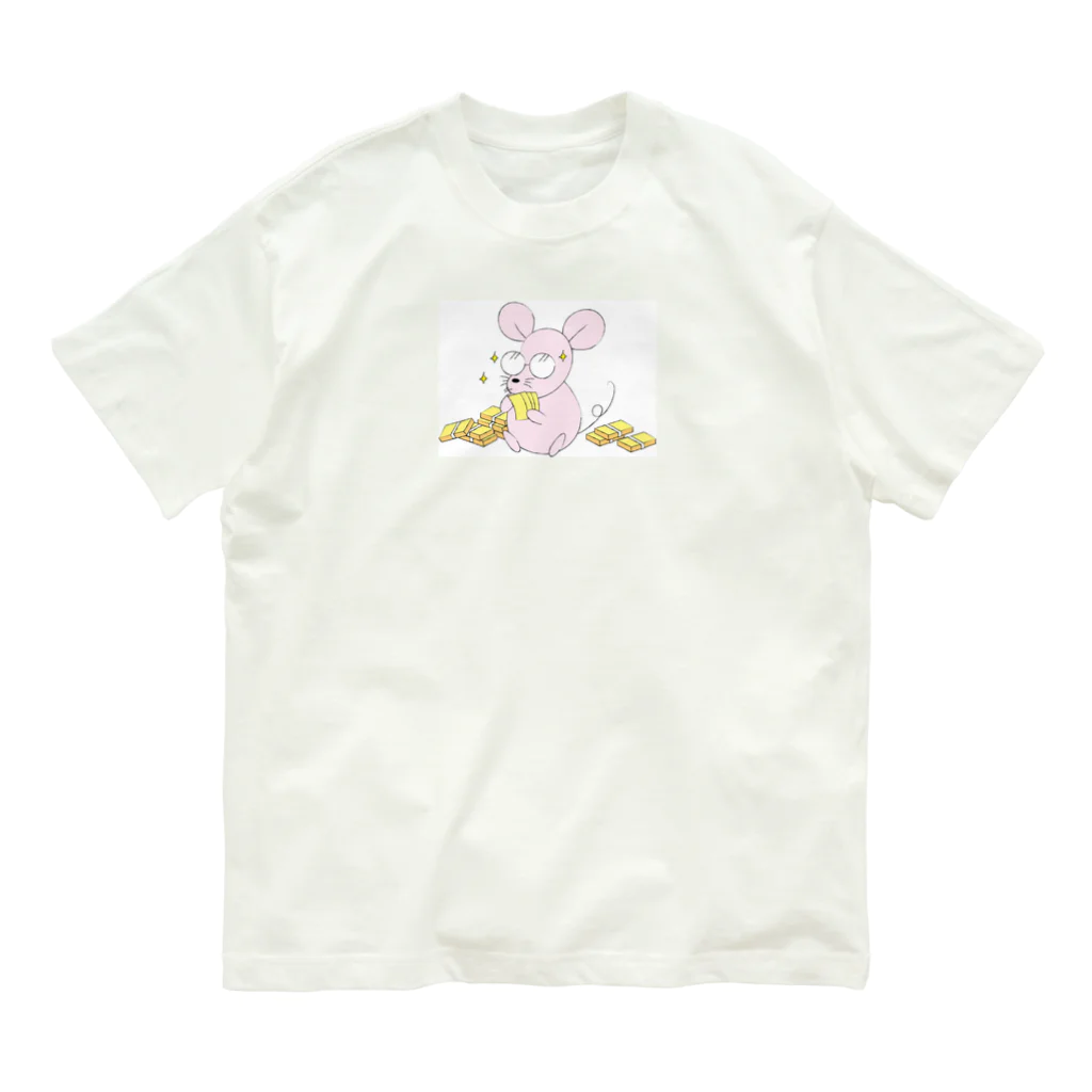 カレーコミュニケーションクラブのちゅうちゅう君 オーガニックコットンTシャツ