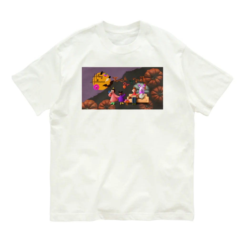 𝙈𝙊𝙈𝙊'𝙨 𝙎𝙝𝙤𝙥のHappy Halloween #05 Organic Cotton T-Shirt