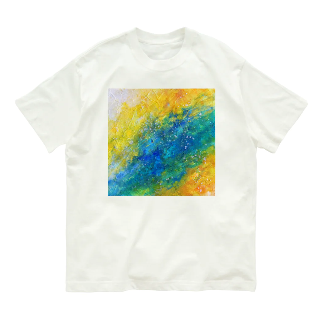 三姉妹とウフフのお店の移ろい Organic Cotton T-Shirt