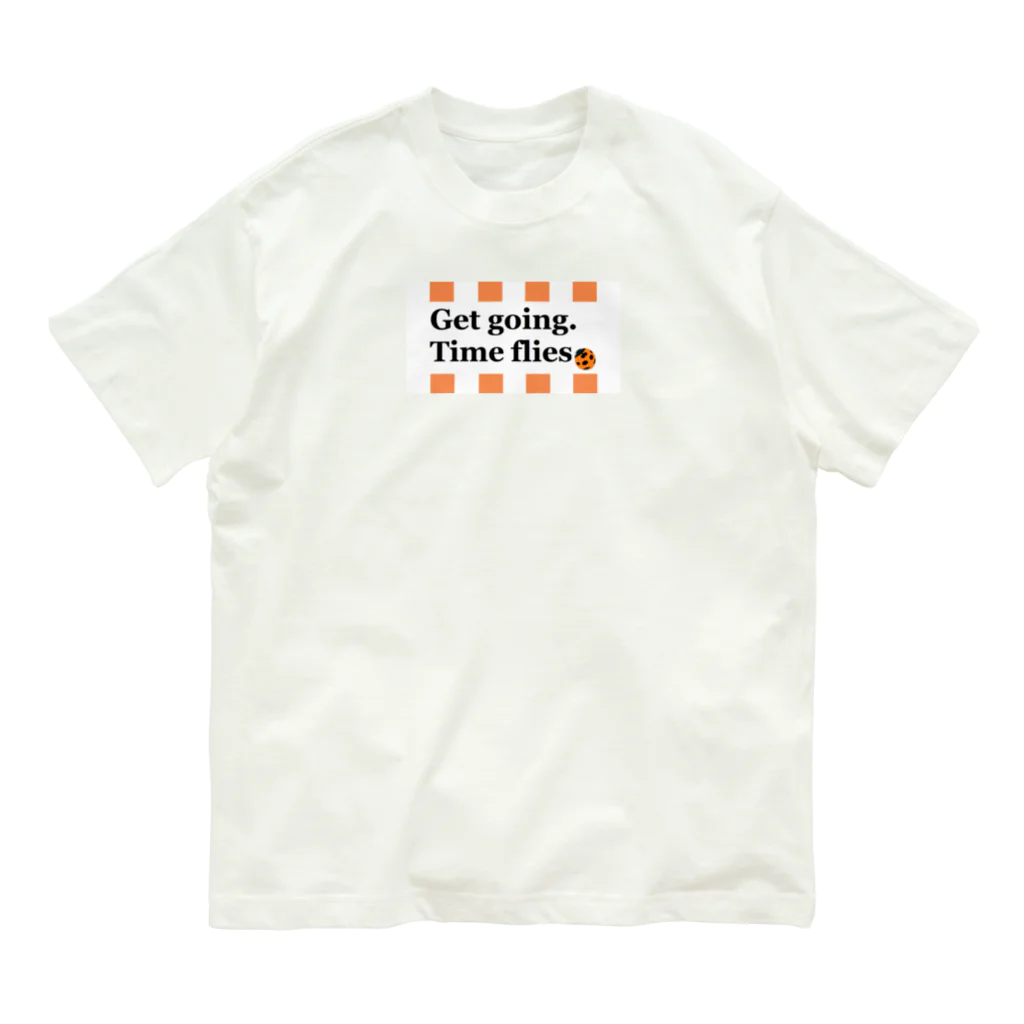 ホームタウンスター　Hometown Star のテントウムシピリオド（オレンジ）　Orange Ladybird オーガニックコットンTシャツ