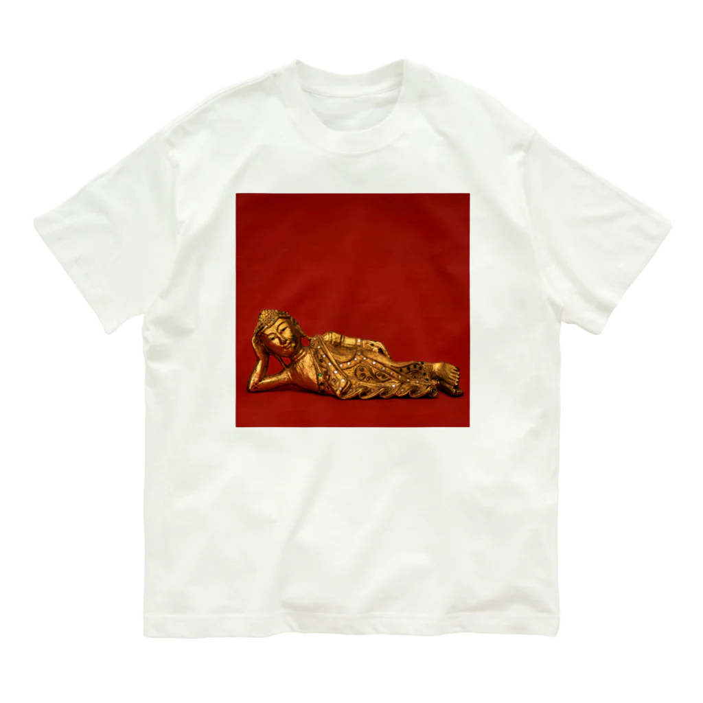  Lyricolor8の涅槃像ちゃん Organic Cotton T-Shirt