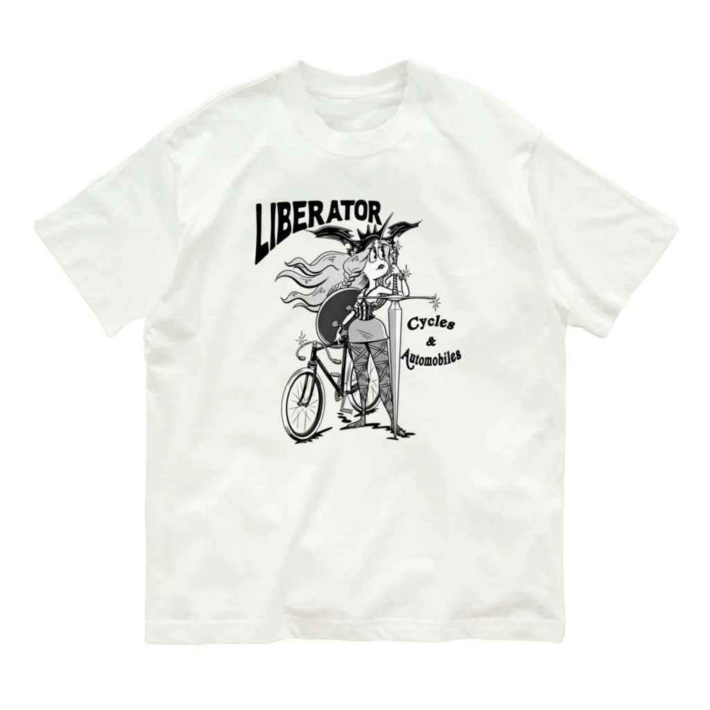 nidan-illustrationの“LIBERATOR” オーガニックコットンTシャツ