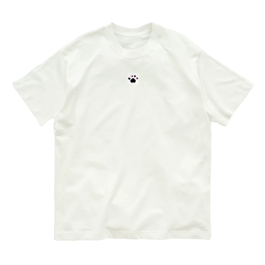 ちゃっきーのドッド絵イヌの肉球 Organic Cotton T-Shirt