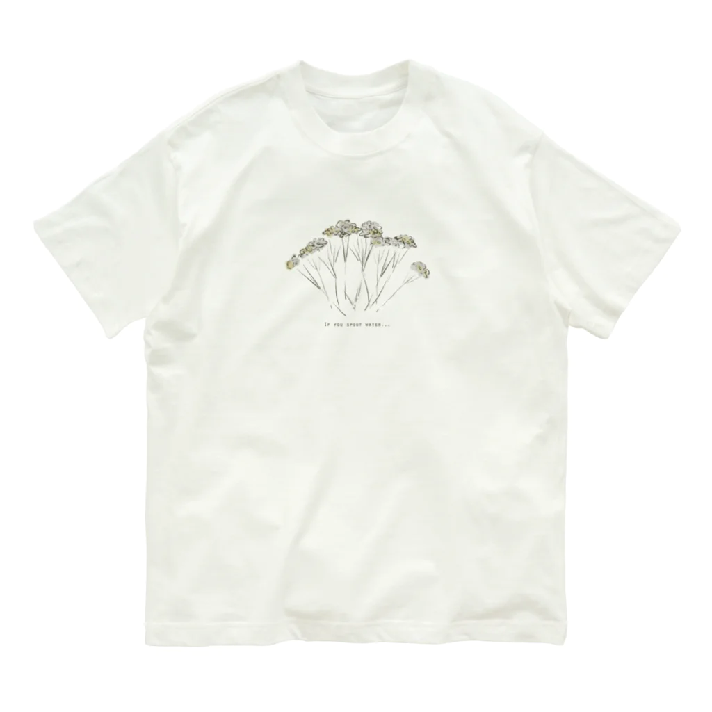 shiroの飛沫をあげたら オーガニックコットンTシャツ