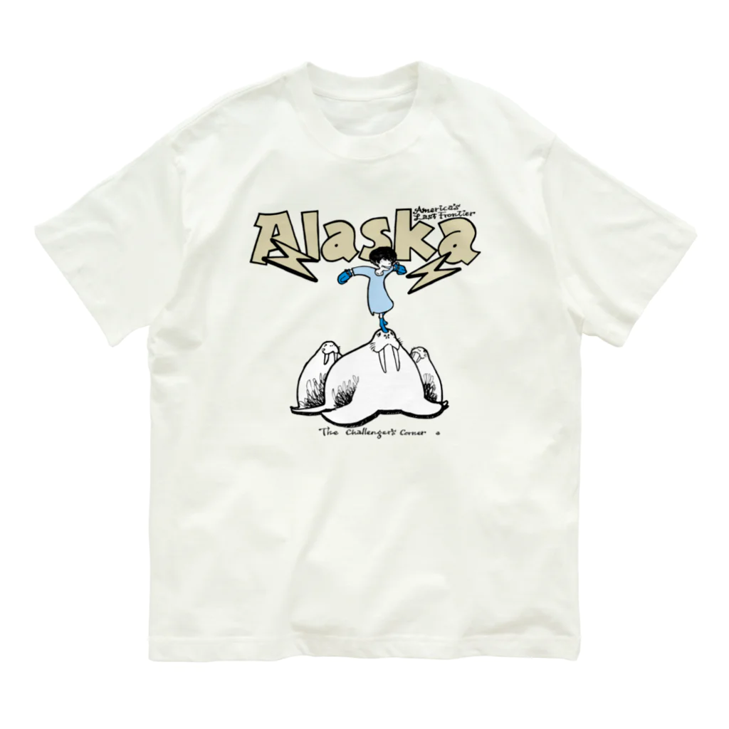 designfolioの大村せつAlaska_04 Organic Cotton T-Shirt