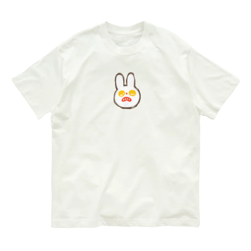 RINちゃんの目玉焼きうさぎ Organic Cotton T-Shirt