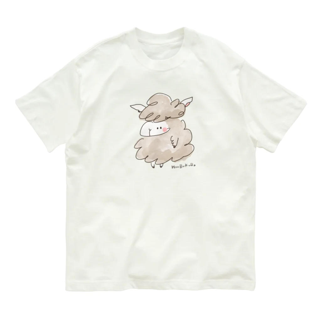 HOOBUKUROのゆる羊 オーガニックコットンTシャツ