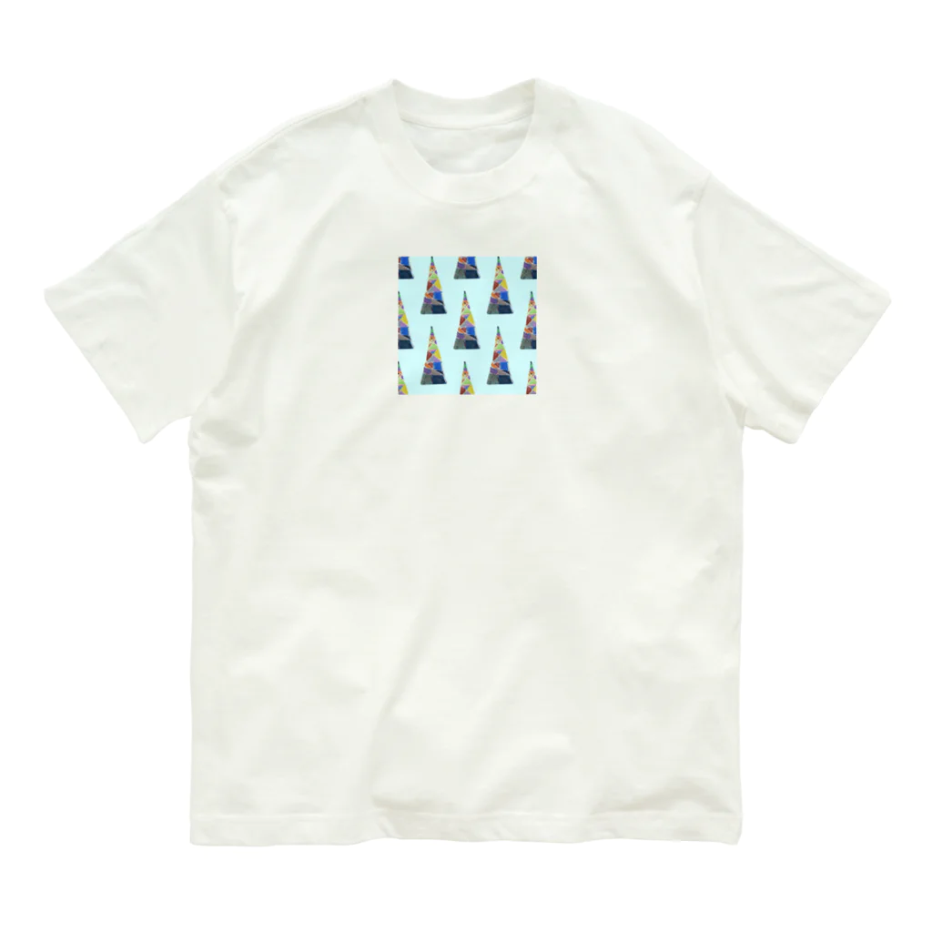 Hummingbirdのカラフルタワー Organic Cotton T-Shirt