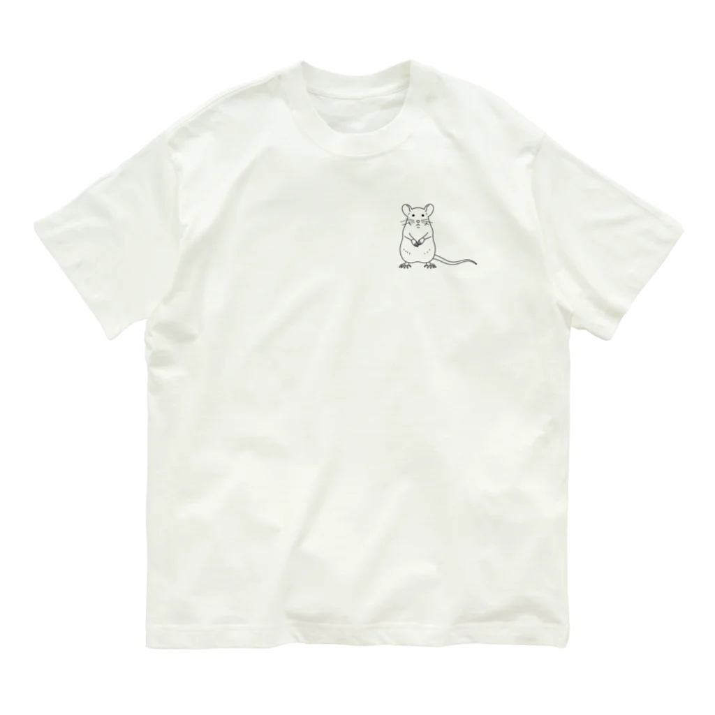 rurumoon🌙のネズミ Organic Cotton T-Shirt