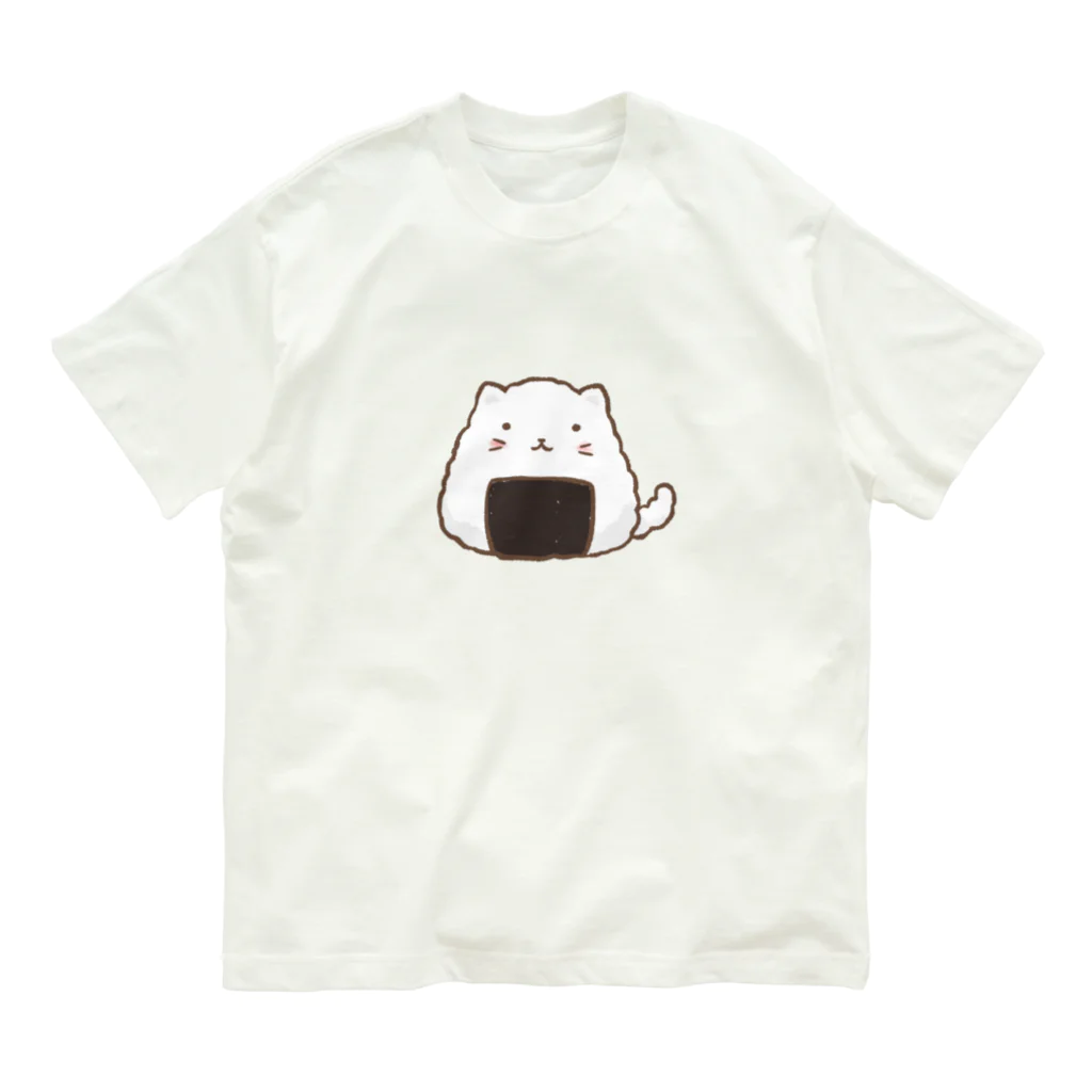 hinamaru☆shopのおにぎりにゃんこ Organic Cotton T-Shirt