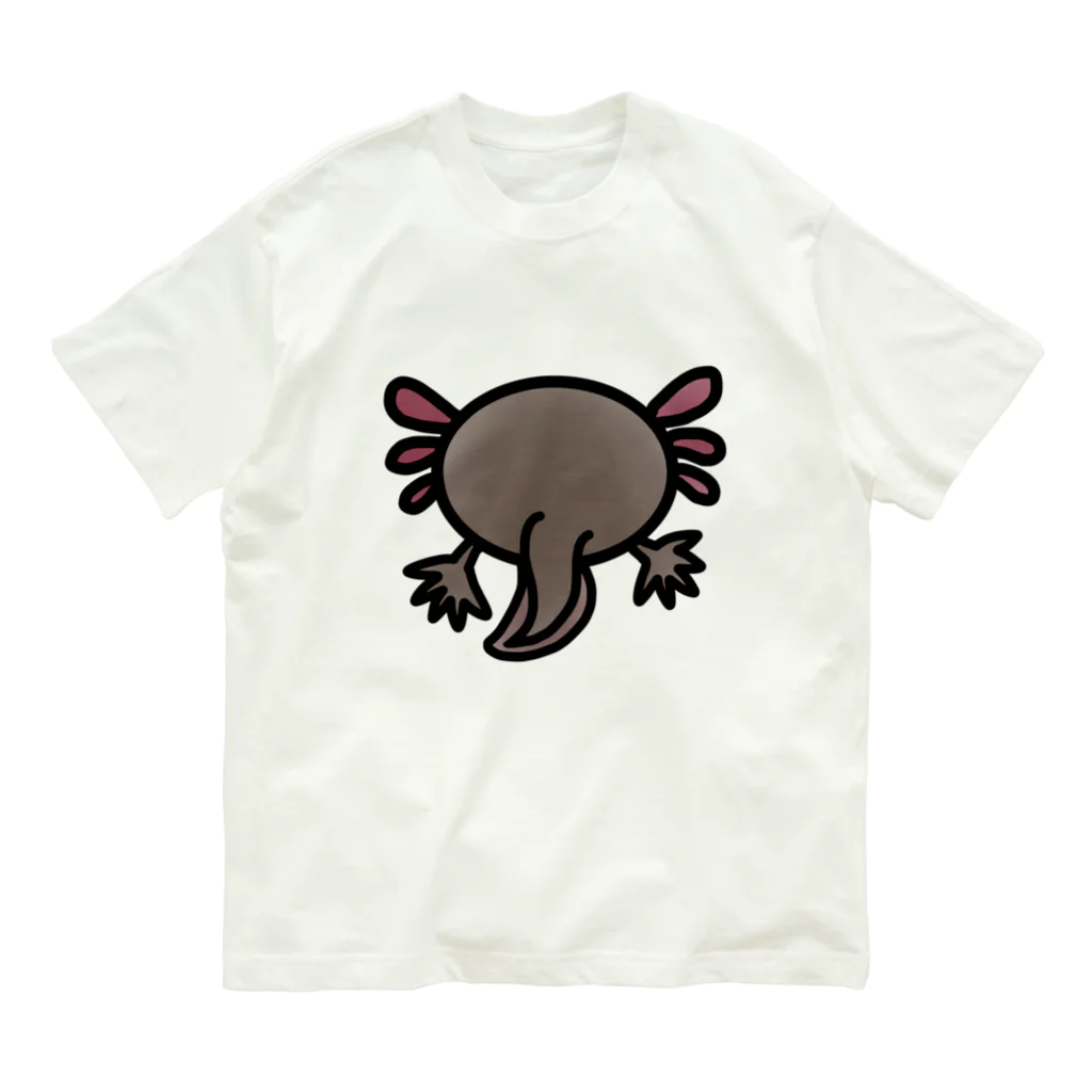 むぎねこのまるうぴ まーぶる オーガニックコットンTシャツ