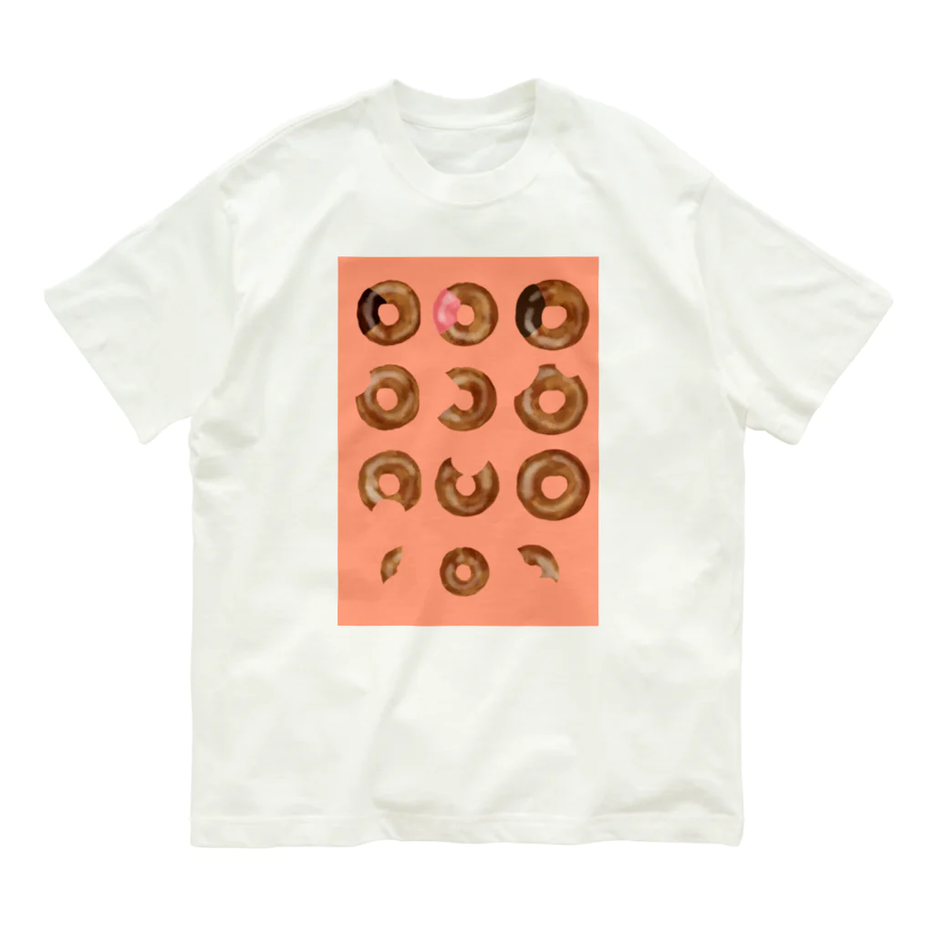 らいふの森のドーナッツ🍩視力検査 オーガニックコットンTシャツ