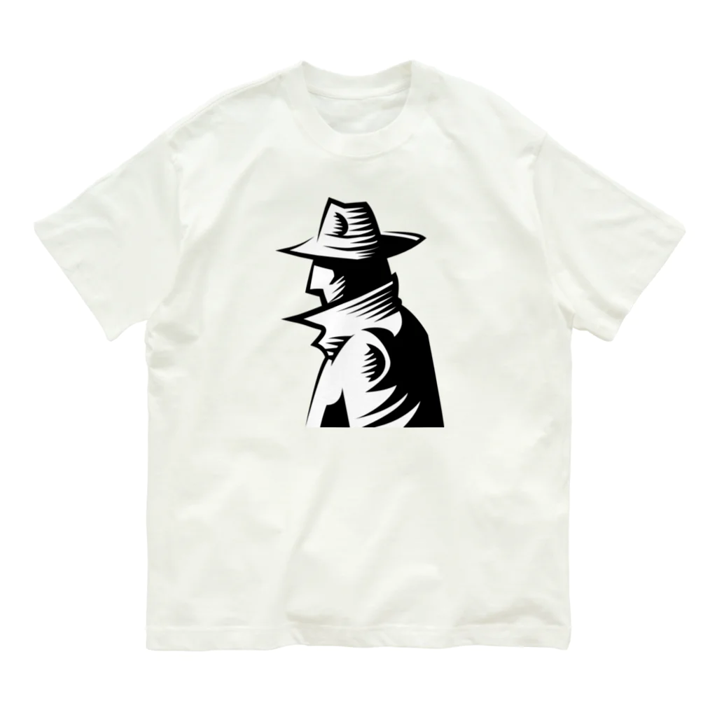 kimchinのハードボイルドなタフガイ Organic Cotton T-Shirt