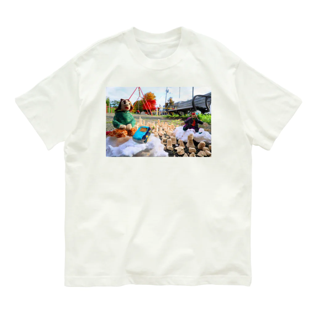 ハムプログッズのSFパパ日記Tシャツ Organic Cotton T-Shirt