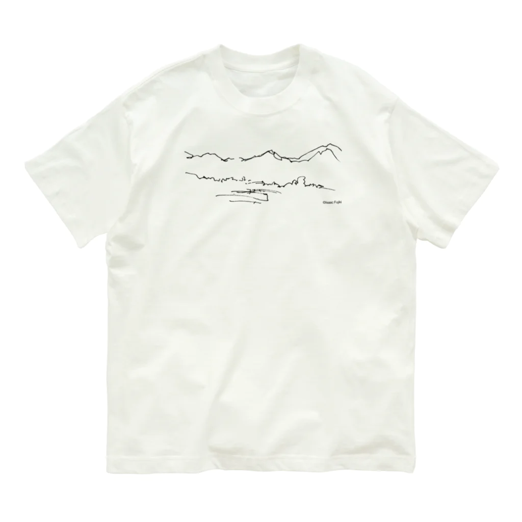 shop_newton_isaacのScenery_1 Organic Cotton T-Shirt