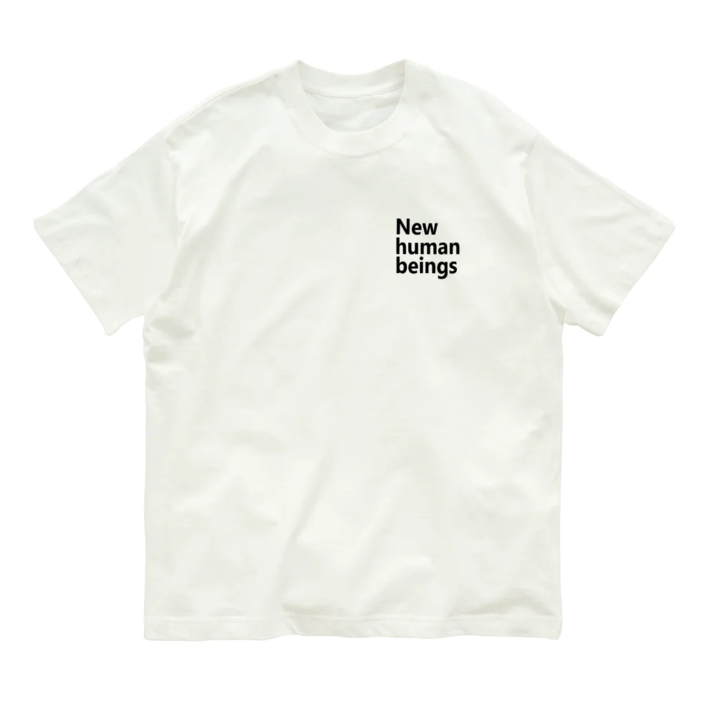 アメリカンベース  GG57の新人類　新しき人間　New human beings Organic Cotton T-Shirt