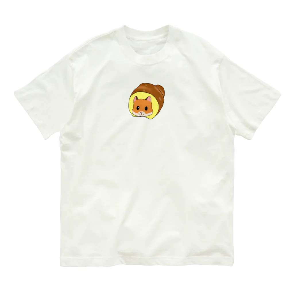 鳥式ナグのパンハムちゃん オーガニックコットンTシャツ