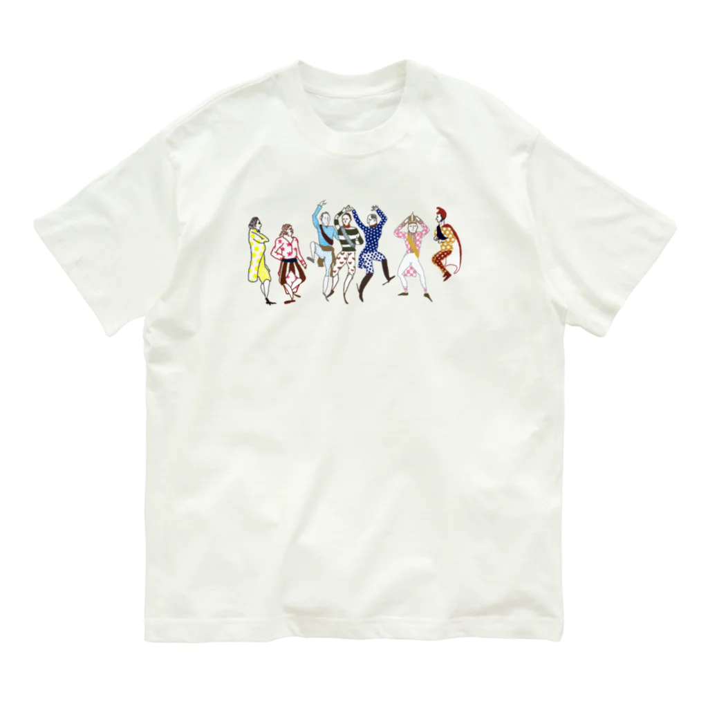 sagarooの会議は踊る 集合 Organic Cotton T-Shirt