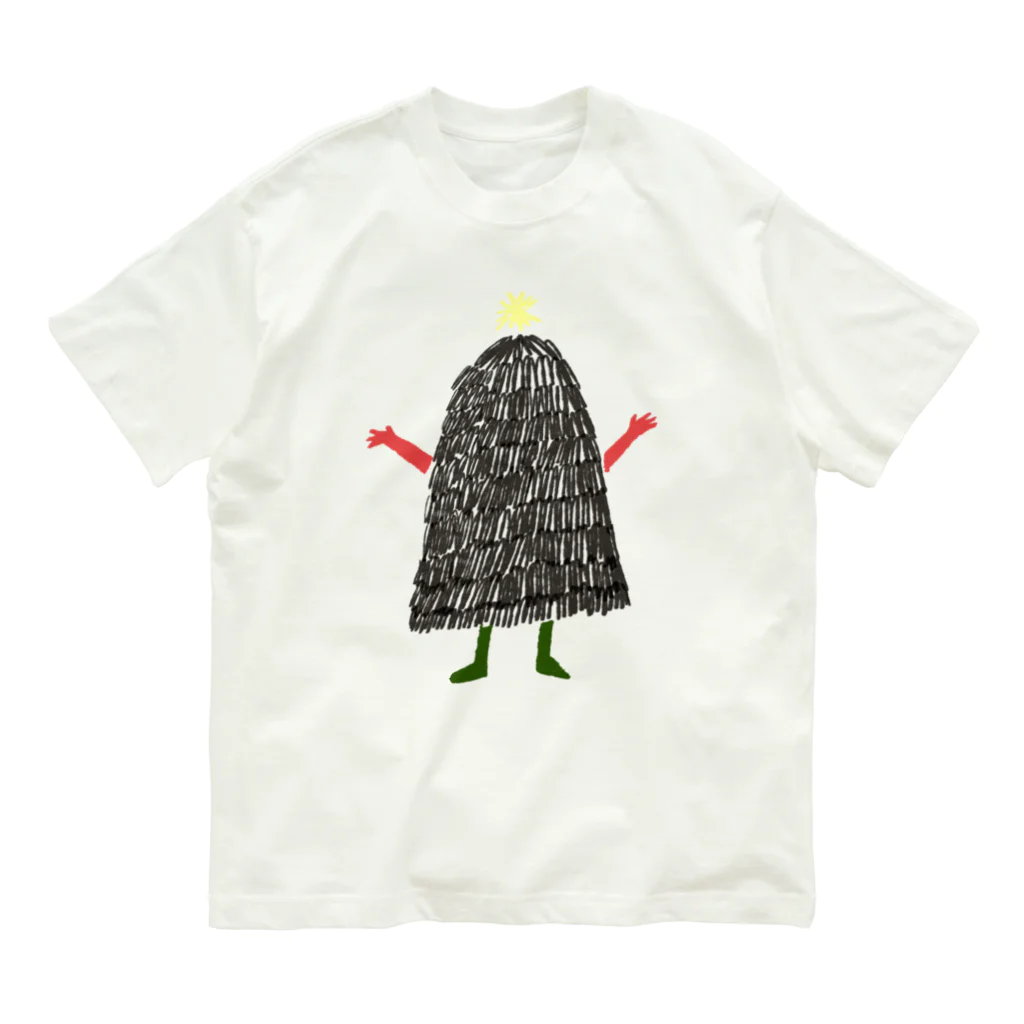 boorichanのもみの木ちゃん（カラー） オーガニックコットンTシャツ