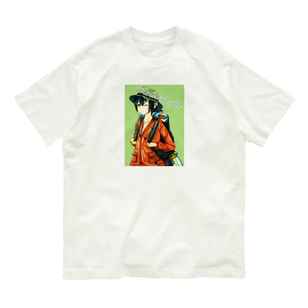 chicodeza by suzuriのザ・山ガール Organic Cotton T-Shirt