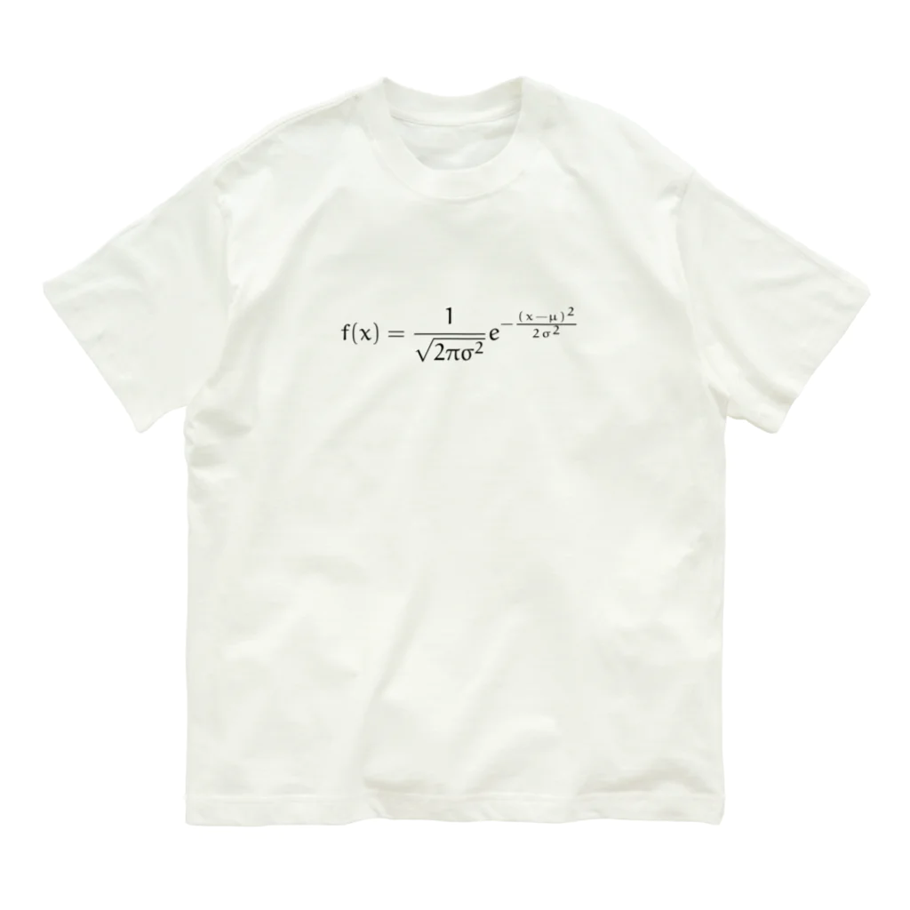 yoshino_worksの正規分布 Organic Cotton T-Shirt