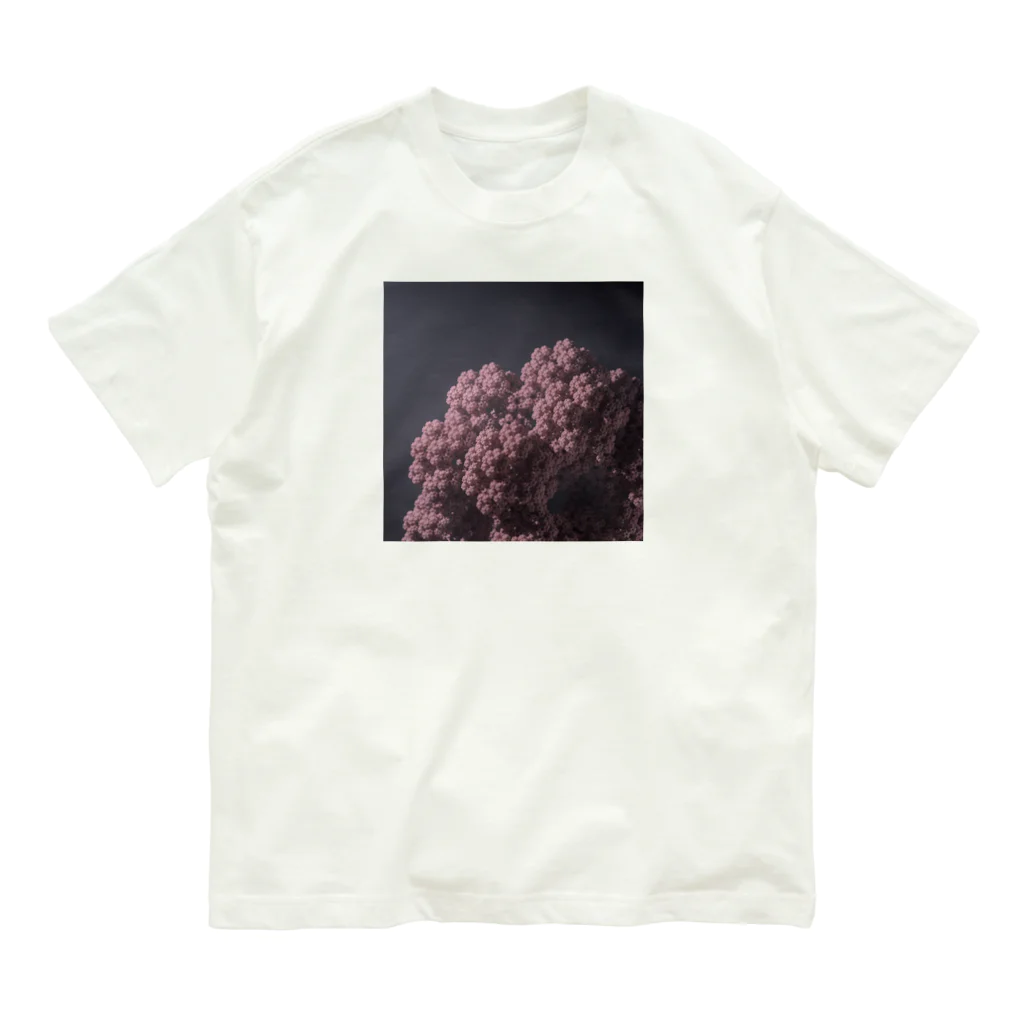 UGcgWorksのFractal Flower オーガニックコットンTシャツ