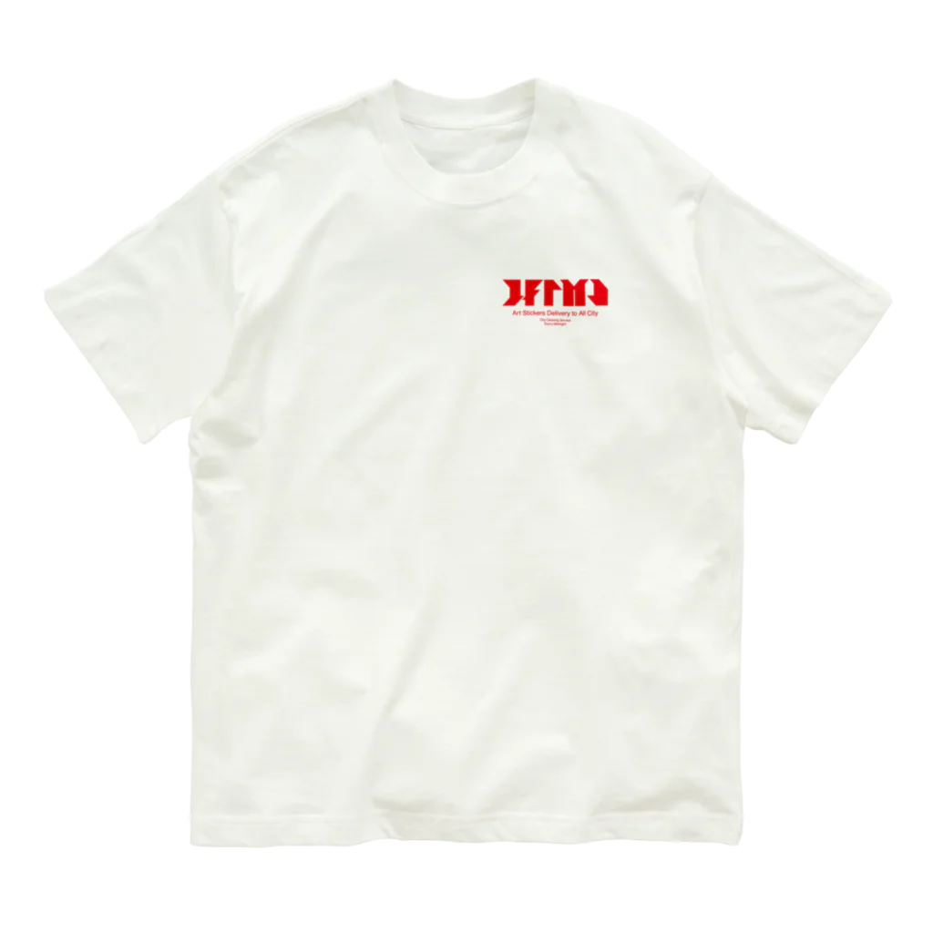 LEFTMADE CLOTHING STOREのlogo オーガニックコットンTシャツ