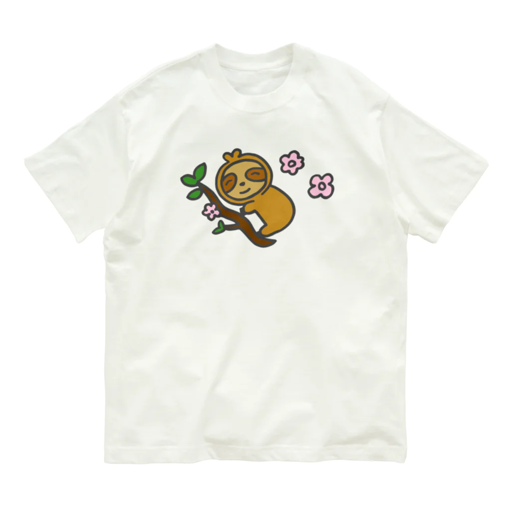 ムエックネのナマケモノ Organic Cotton T-Shirt