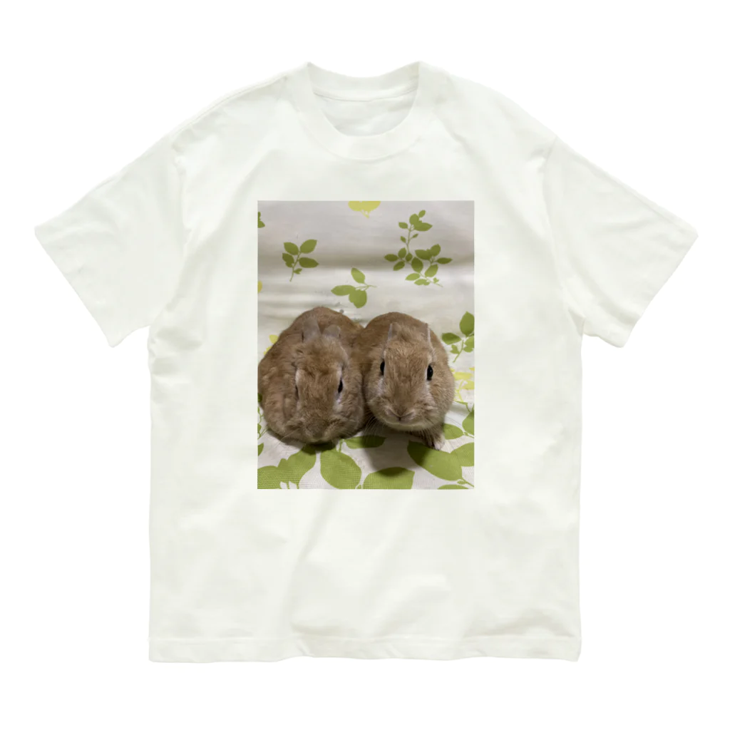 PANORAMAWORLDのうさぎの親子 Organic Cotton T-Shirt