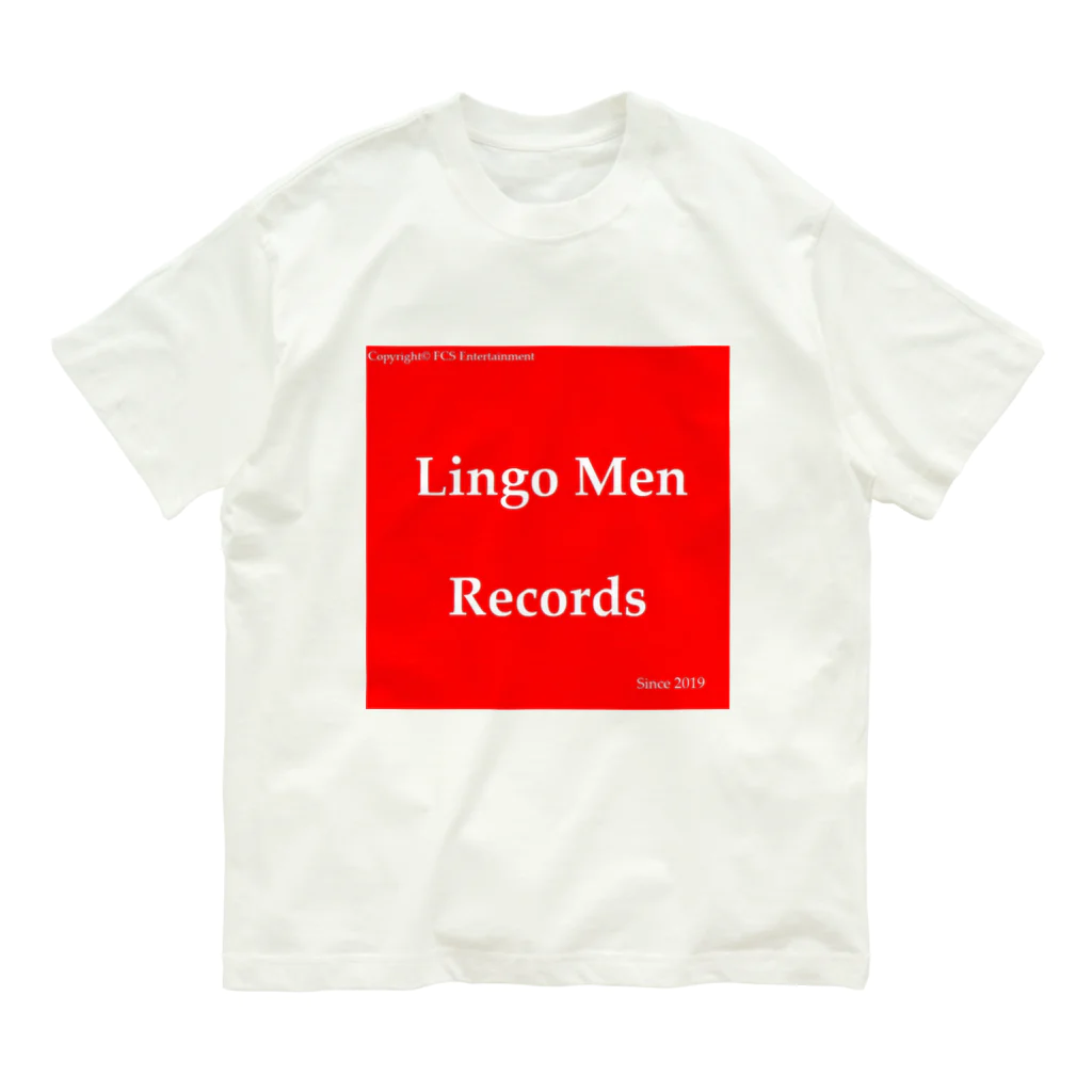 FCS Entertainmentの#Lingo_Men_Records Organic Cotton T-Shirt