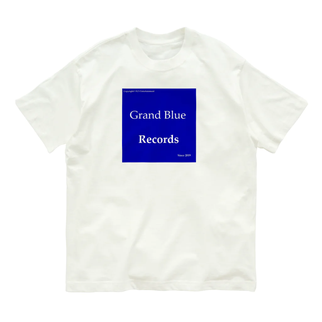 FCS EntertainmentのGrand Blue Records Organic Cotton T-Shirt