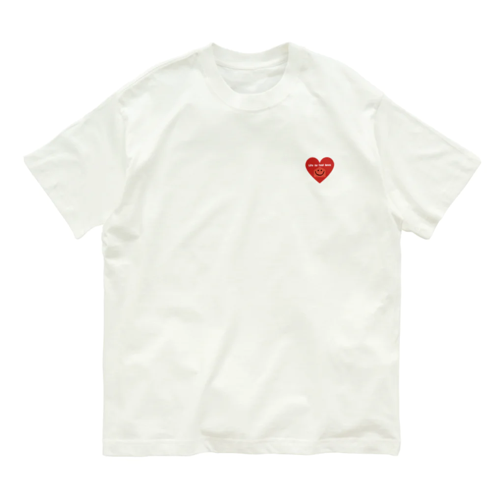 Life to feel loveのLifetofeellove オーガニックコットンTシャツ