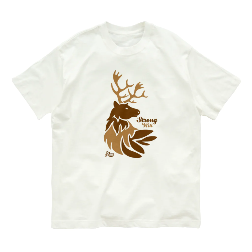 kocoon（コクーン）の強い意志のトナカイ Organic Cotton T-Shirt