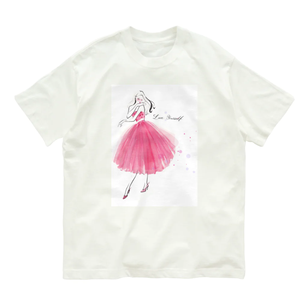 Jojo Yan | A Fashion IllustratorのBe yourself オーガニックコットンTシャツ