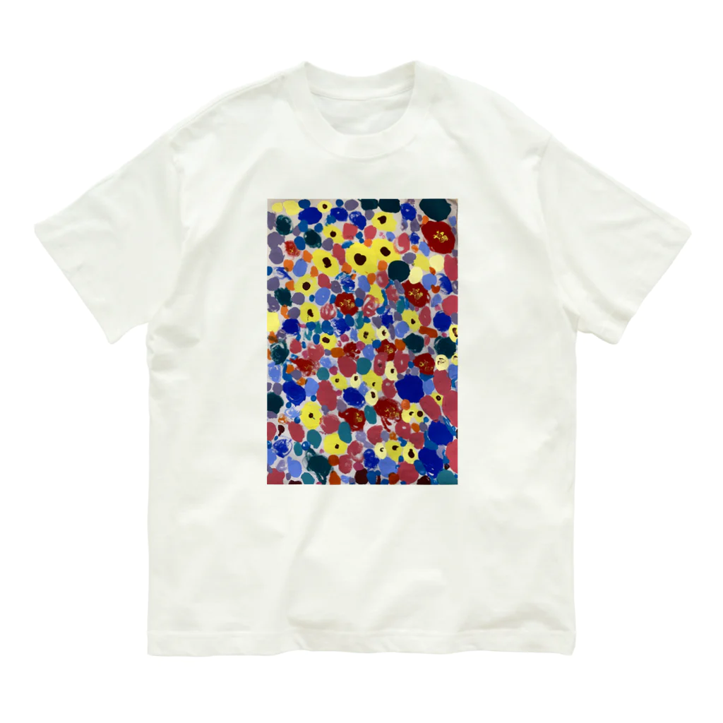 ラリラリの綺麗な花柄 Organic Cotton T-Shirt