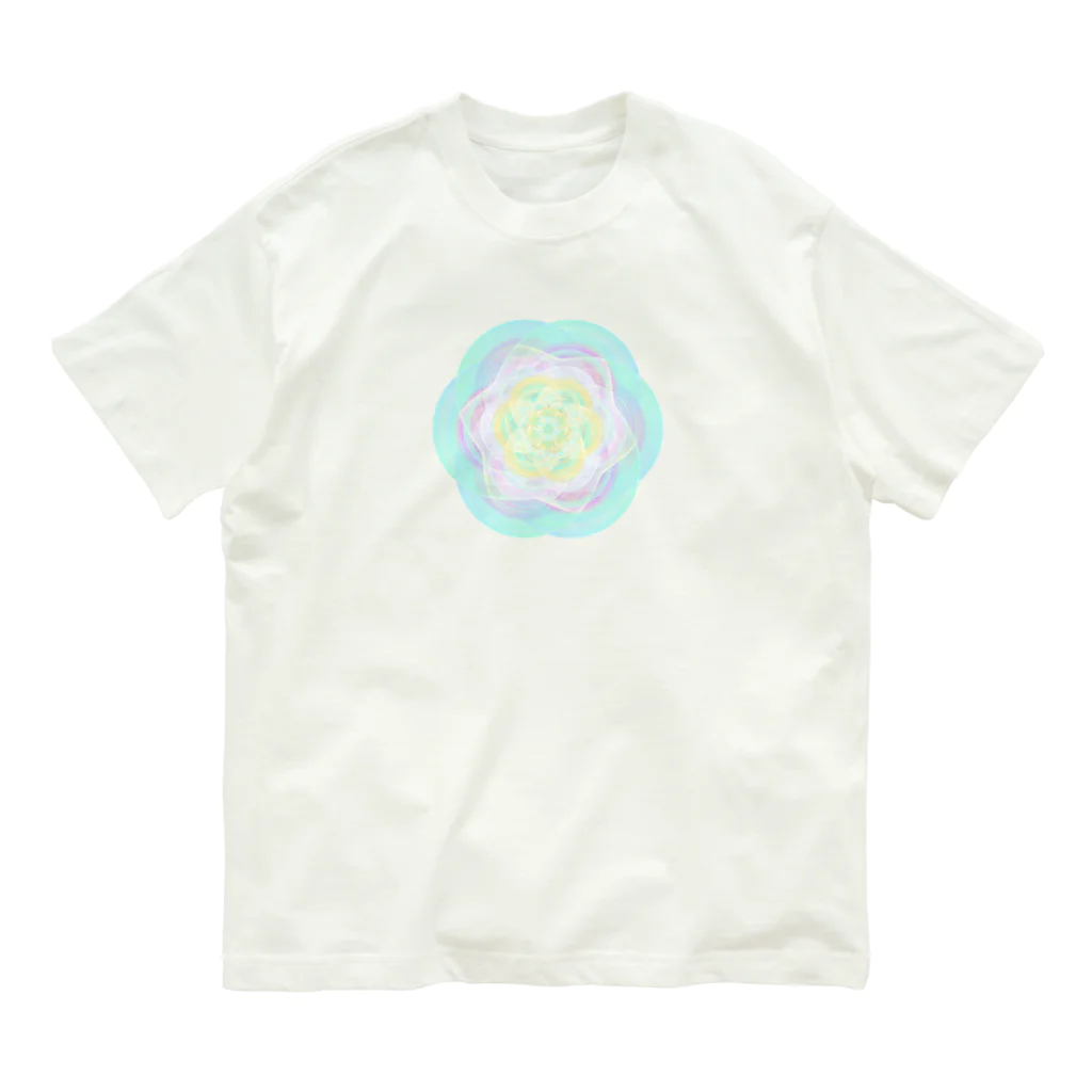 White Rainbowのしあわせ　HAPPINESS オーガニックコットンTシャツ