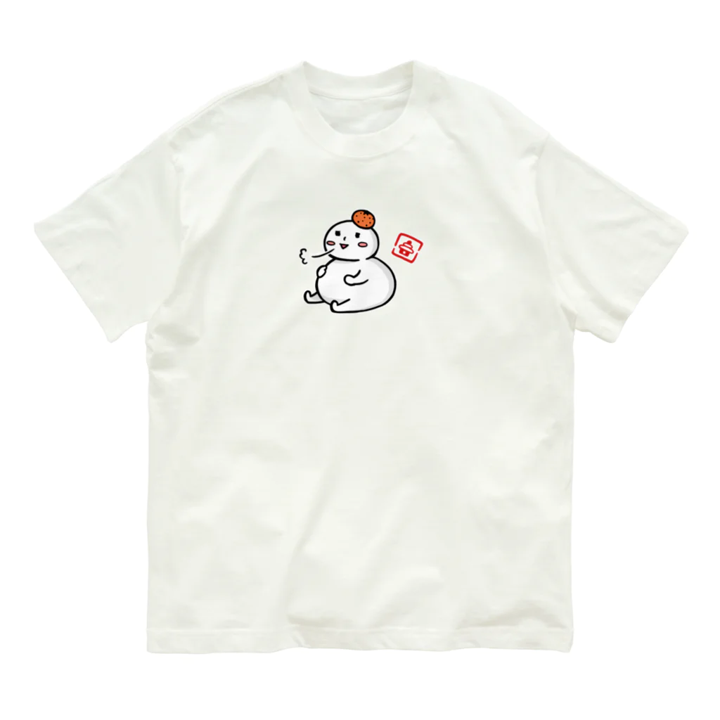 Andiamoのかがみもち オーガニックコットンTシャツ