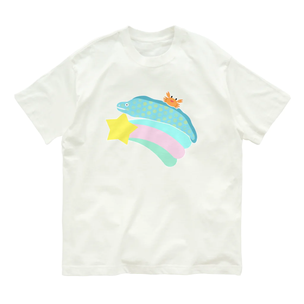 日之出屋の流れ星とウツボさん Organic Cotton T-Shirt