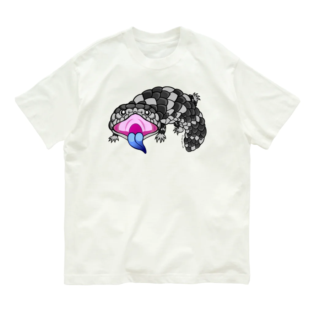 もむのふの爬虫類グッズやさんのマツカサトカゲちゃん Organic Cotton T-Shirt