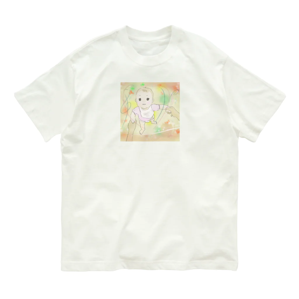 ポップヌードルの芽生え オーガニックコットンTシャツ